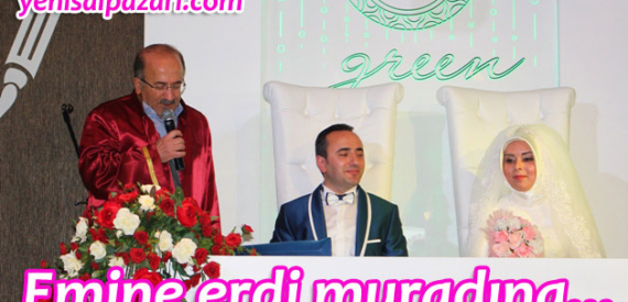 Emine Öztürk ile İsmail Akçay evlendi