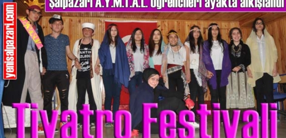 Şalpazarı A.Y.M.T.A.L. Tiyatro Ekibi, profesyonel tiyatrocuları aratmadı