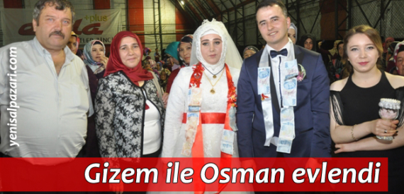 Gizem Aydemir ile Osman Geldi dünya evine girdi