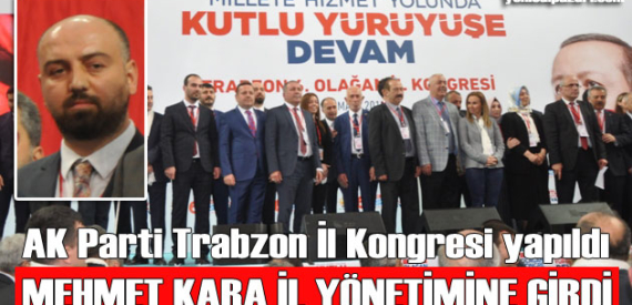 AK Parti Trabzon 6. Olağan Kongresi yapıldı