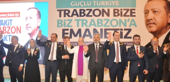 AK PARTİ TRABZON 27. DÖNEM MİLLETVEKİLİ ADAYLARI GÖRÜCÜYE ÇIKTI