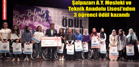 “Bir Bilenle Bilge Nesil” ödülleri Trabzon’da dağıtıldı