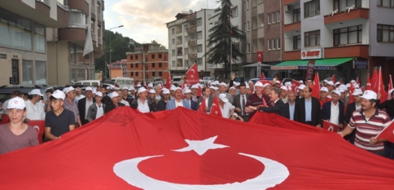 Şalpazarı’nda 15 Temmuz Demokrasi ve Milli Birlik Günü kutlandı