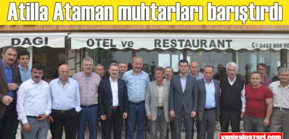 Sri Lanka Trabzon Fahri Konsolosu Atilla Ataman, Kuzuluk Mahallesi’nin eski ve yeni muhtarları için barış yemeği düzenledi