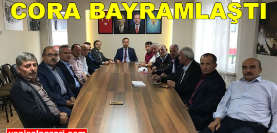 AK Parti Trabzon Milletvekili Salih Cora Bayram ziyareti için Şalpazarı’na geldi