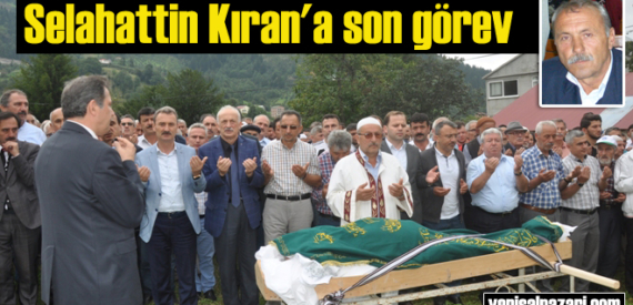 Selahattin Kıran’ın cenazesi Sütpınar’da toprağa verildi