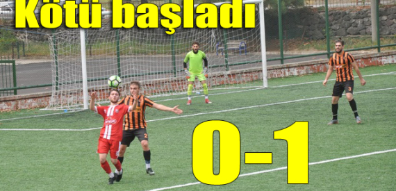 Şalpazarıspor Ligdeki ilk maçında kendi evinde Yolspor’a mağlup oldu