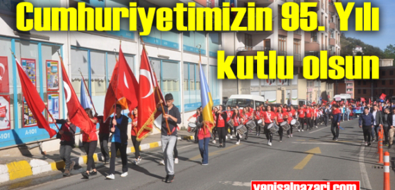 29 Ekim Cumhuriyet Bayramı törenle kutlandı