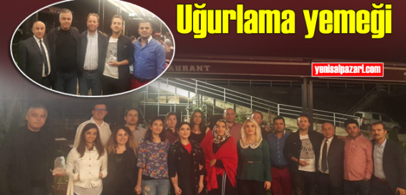 Şalpazarı AYMTAL Kadir Özdemir ve Kaya Türkoğlu’nu yemekle uğurladı