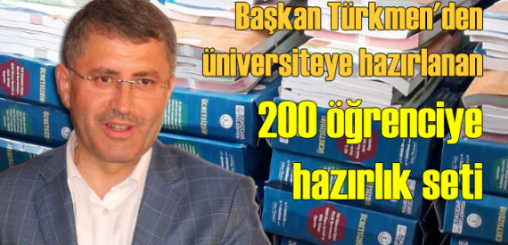 Üsküdar Belediye Başkanı Hilmi Türkmen’den üniversiteye hazarlanan öğrencilere büyük destek
