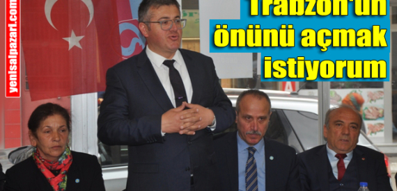 İYİ Parti Şalpazarı’nda kahvehane toplantısı yaptı