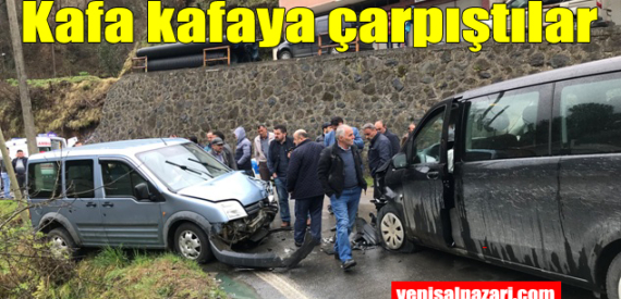 Tepebaşı’nda iki araç çarpıştı 6 kişi yaralandı