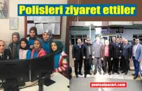 ogrenciler polisi ziyaret etti