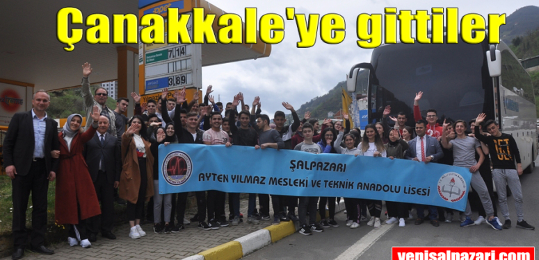 Şalpazarı AYMTAL Öğrencileri Çanakkale, Bursa, Eskişehir gezisine çıktı