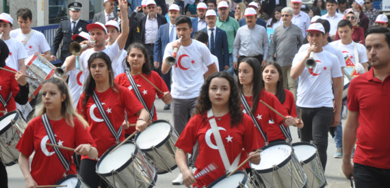 Şalpazarı’nda 19 Mayıs Bayramı’nın 100. yıldönümü törenlerle kutlandı