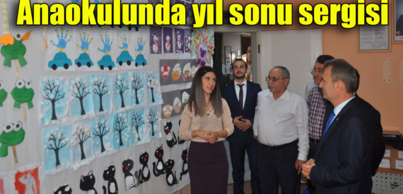 Şalpazarı Ali İbrahimağaoğlu Anaokulu’nda yıl sonu sergisi açıldı
