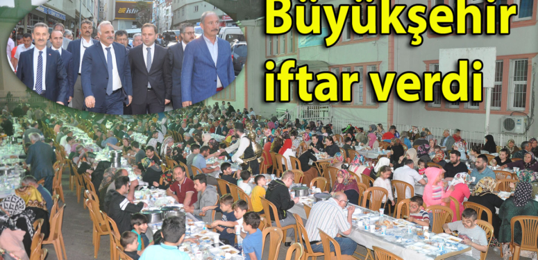 Trabzon Büyükşehir Belediyesi Şalpazarı’nda iftar yemeği verdi