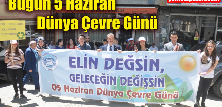 Şalpazarı’nda 5 Haziran Dünya Çevre günü nedeniyle bir etkinlik gerçekleştirildi