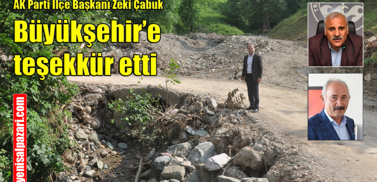 Sayvançatak, Çamlıca ve Sütpınar’da sel tahribatı gideriliyor