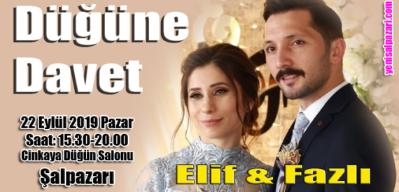 Elif Tosun ile Fazlı Demirtürk evleniyor