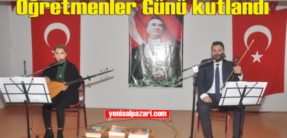 Şalpazarı’nda 24 Kasım Öğretmenler günü kutlandı