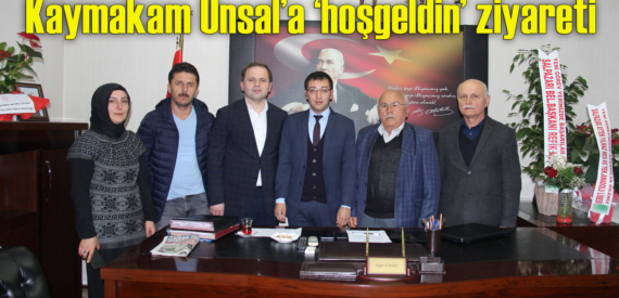 AK Parti Şalpazarı İlçe Teşkilatı Kaymakam Uğur Ünsal’ı ziyaret etti