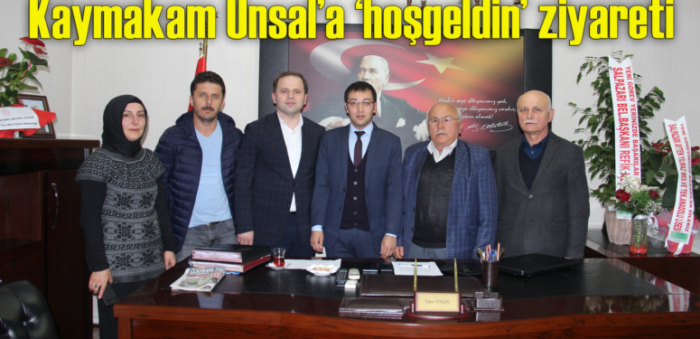 AK Parti Şalpazarı İlçe Teşkilatı Kaymakam Uğur Ünsal’ı ziyaret etti