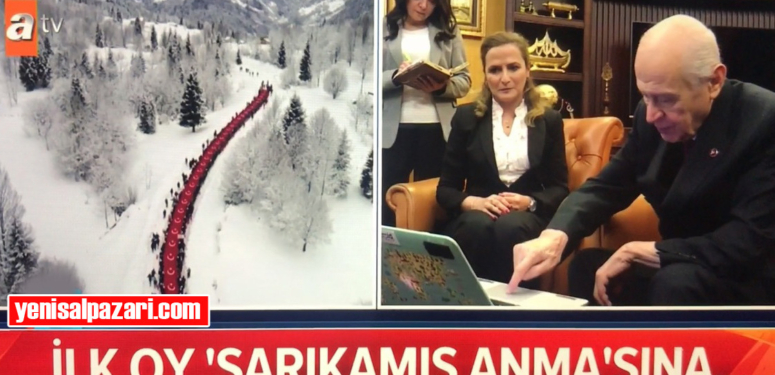 Bahçeli Şalpazarı’nda çekilen Sarıkamış Yürüyüşü fotoğrafına oy verdi