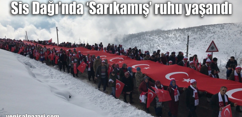 Binlerce kişi Sarıkamış Şehitlerimizi Anma Yürüyüşüne katıldı