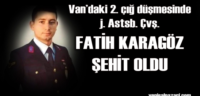 J.Astsb. Çvş. Fatih Karagöz çığ felaketinde şehit oldu
