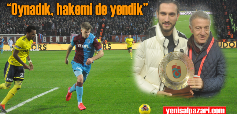 Başkan Ağaoğlu: Oynadık hakemi de yendik