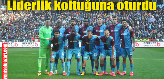 Trabzonspor, DG Sivasspor’u 2-1 yenerek liderliğe yükseldi