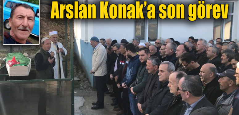Arslan Konak’ın cenazesi Pelitçik Mahallesi’nde toprağa verildi