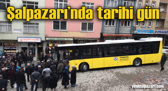 Trabzon Büyükşehir Belediyesi Şalpazarı’na otobüs seferlerini başlattı