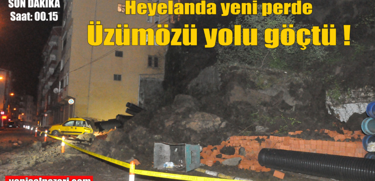 Şalpazarı – Beşikdüzü yolu da risk altında