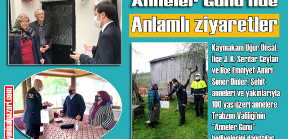 Anneler Günü’nde Şehit Anneleri unutulmadı