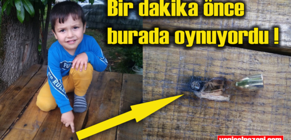Fidanbaşı’nda serseri kurşun az daha çocuklara isabet ediyordu