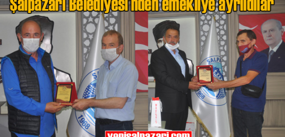 Mehmet Yılmaz ile Metin Çavuşoğlu Şalpazarı Belediyesi’ne veda etti