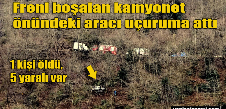 Düzköy yolunda meydana gelen kazada Havva Gören hayatını kaybetti