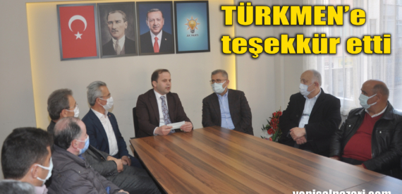 Üsküdar Belediye Başkanı Av. Hilmi Türkmen, AK Parti Şalpazarı İlçe Teşkilatını ziyaret etti