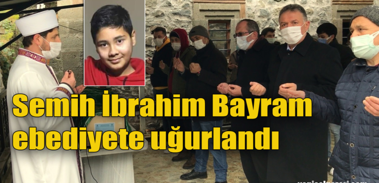 Semih İbrahim Bayram’ın cenazesi Dereköy Mahallesi’nde toprağa verildi