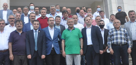 Salih Cora ve Hilmi Türkmen yapımı tamamlanan Şalpazarı Hükümet Konağı’nı ziyaret ettiler