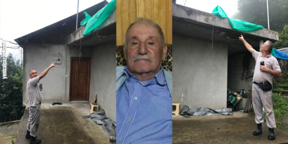 Evinin çatısından düşen Emekli Ormancı Yaşar Yılmaz hayatını kaybetti