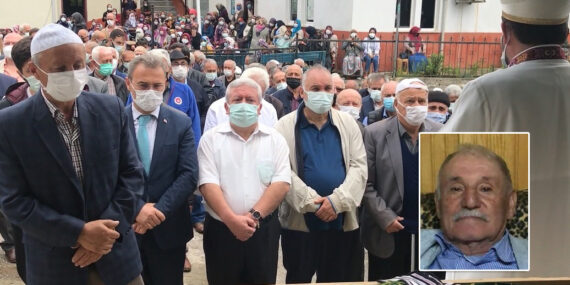 Emekli Ormancı Yaşar Yılmaz’ın cenazesi Üzümözü Mahallesi’nde toprağa verildi