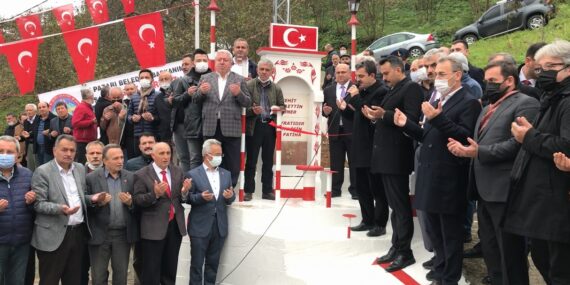 Üzümözü Mahallesi’nde Şehit Necaettin Güner Hayır Çeşmesi ve Anıtı açıldı