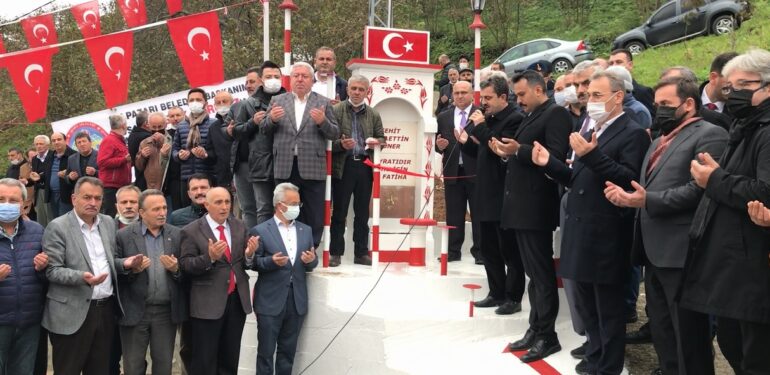 Üzümözü Mahallesi’nde Şehit Necaettin Güner Hayır Çeşmesi ve Anıtı açıldı