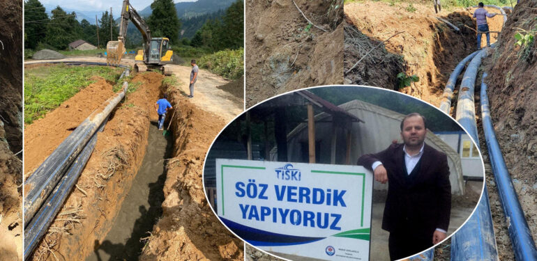 Şalpazarı Grup İçme Suyu Projesi tam gaz devam ediyor