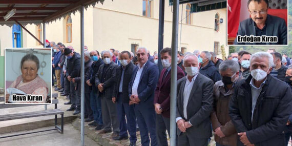 CHP Şalpazarı İlçe Başkanı Erdoğan Kıran’ın vefat eden annesi Geyikli’de toprağa verildi