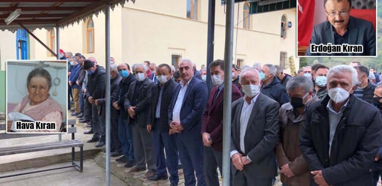 CHP Şalpazarı İlçe Başkanı Erdoğan Kıran’ın vefat eden annesi Geyikli’de toprağa verildi