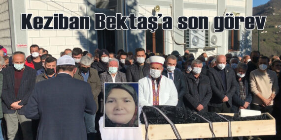 Kezban Bektaş’ın cenazesi Üzümözü Mahallesi’nde toprağa verildi